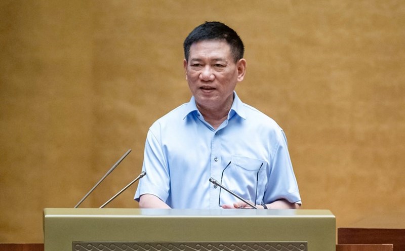 Phó Thủ tướng Chính phủ, Bộ trưởng Bộ Tài chính Hồ Đức Phớc. Ảnh: Quốc hội