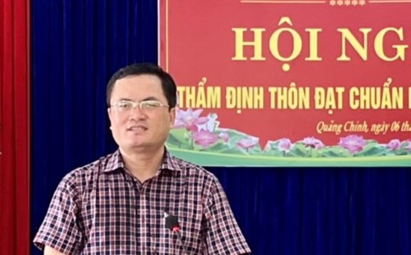 Ông Hà Thế Anh - Phó Chủ tịch UBND huyện Quảng Xương vừa bị bắt để điều tra mở rộng vụ án "Lợi dụng chức vụ, quyền hạn trong khi hành công vụ". Ảnh: Thanh Hóa Portal
