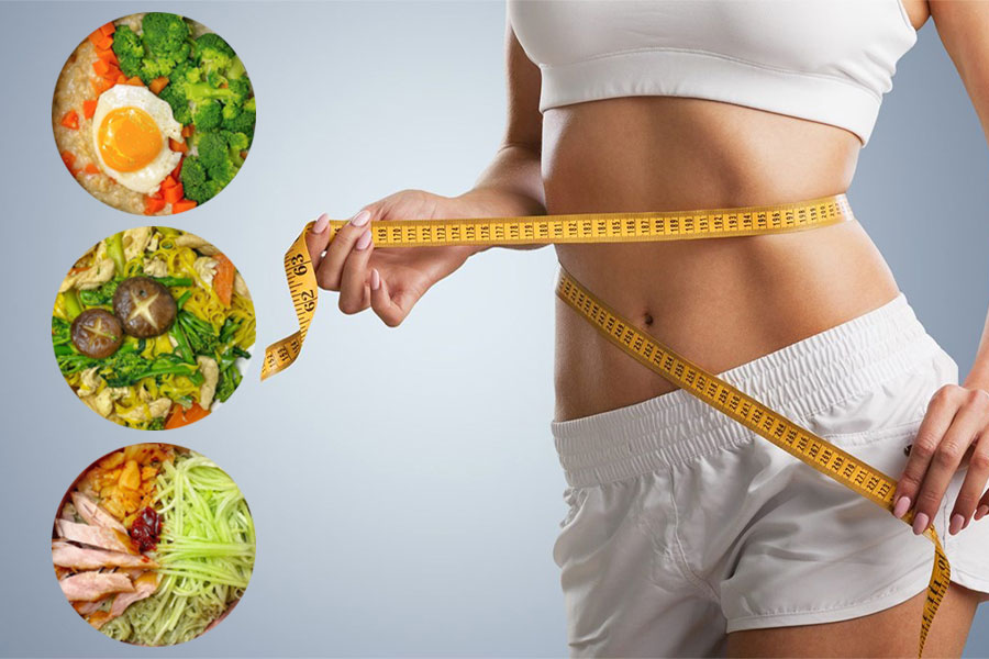 2,000 calorie diet for weight loss and maintenance. Graphics: Tuan Anh.