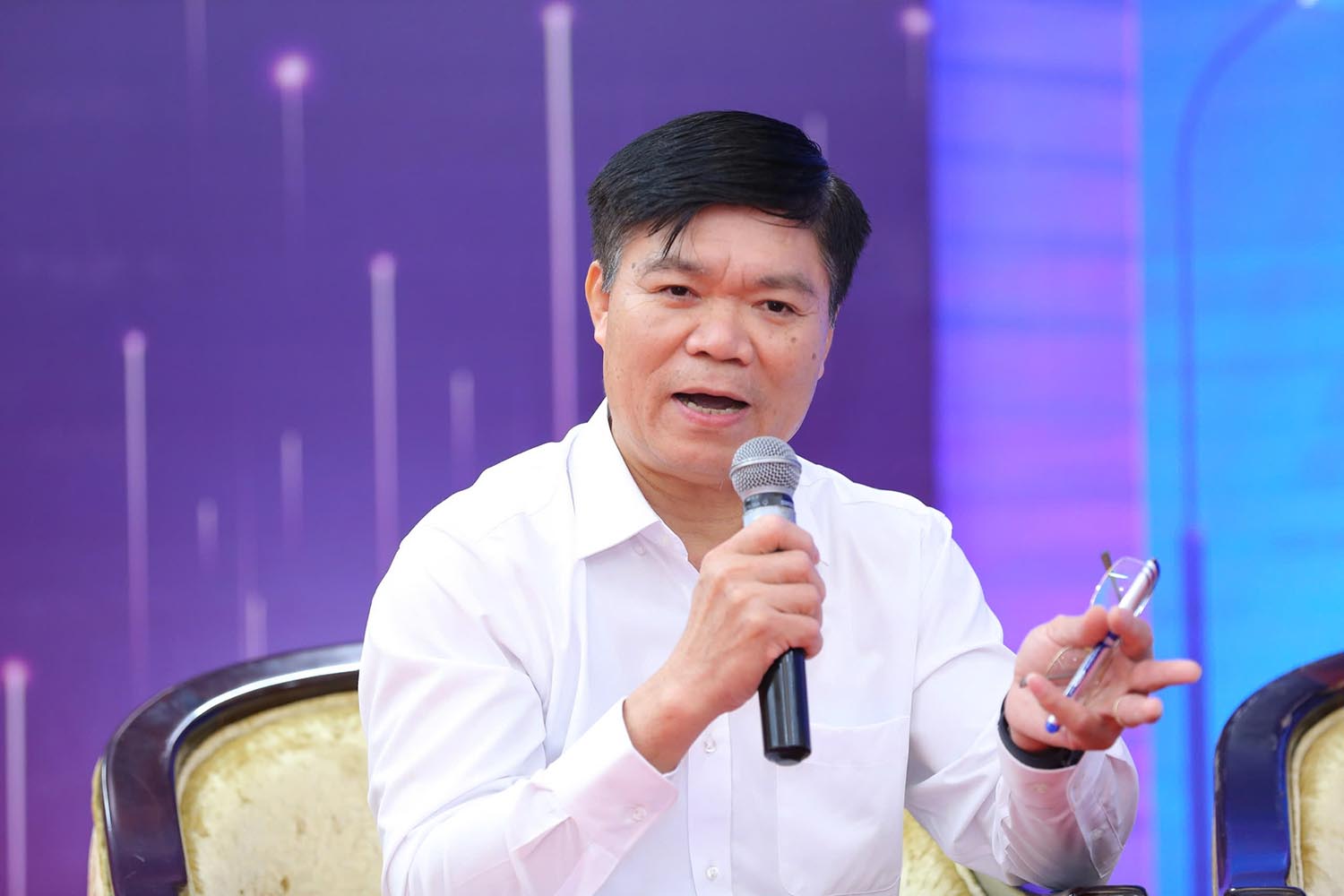 Ong Nguyen Dac Nhan, Pho Vu truong Vu Dat dai, Bo Tai nguyen va Moi truong. Anh: Cao Nguyen.