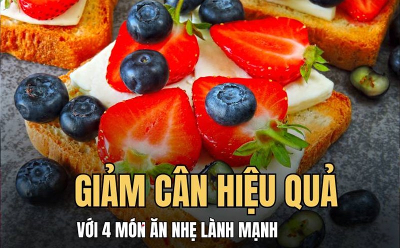 Lose weight fast with 4 healthy snacks. Graphics: Hoai Lan