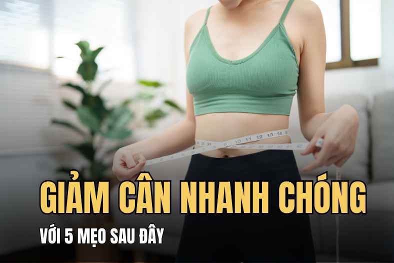 Lose weight fast with 5 simple tips in life. Graphics: Hai Ly