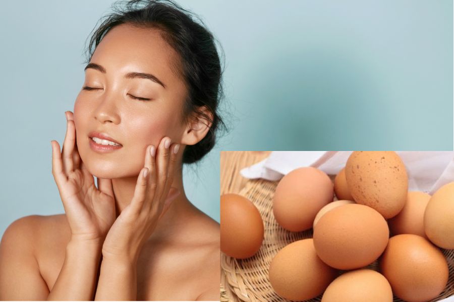 5 surprising benefits of eggs in skin care. Graphics: Linh Trang