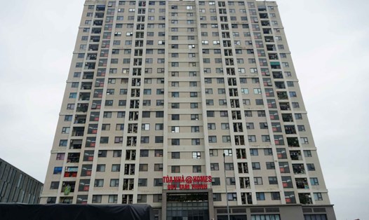 Dự án NƠXH @Home 987 Tam Trinh đang được rao bán với giá hơn 50 triệu đồng/m2. Ảnh: Thùy Dương