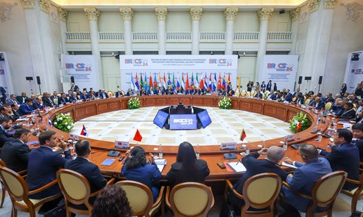 Hội nghị BRICS về an ninh tại St. Petersburg, Nga, ngày 12.9.2024. Ảnh: TASS