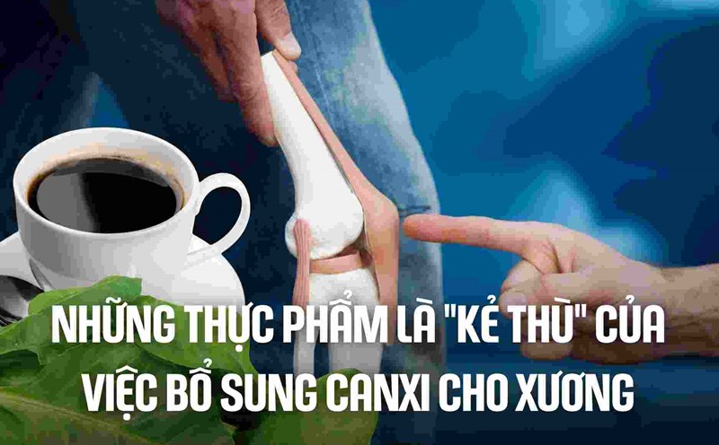 Foods that are "enemies" of calcium supplementation for bones