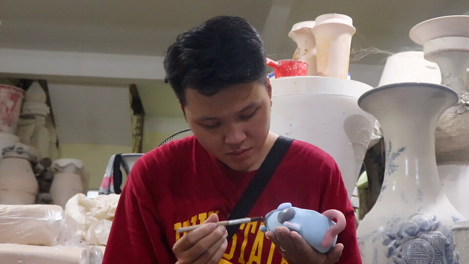 The young man is in high demand with his series of "ugly but beautiful" ceramics