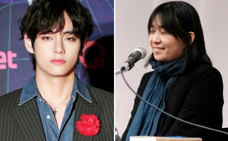BTS's V and many Korean stars congratulate Han Kang. Photo: Naver