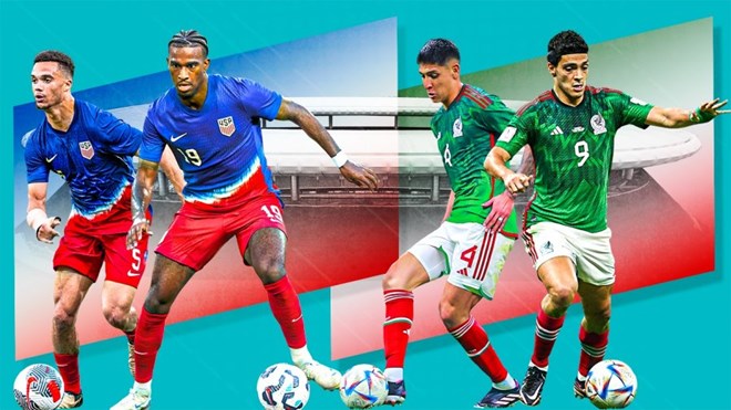 Lịch thi đấu bóng đá 16.10: Mexico vs Mỹ