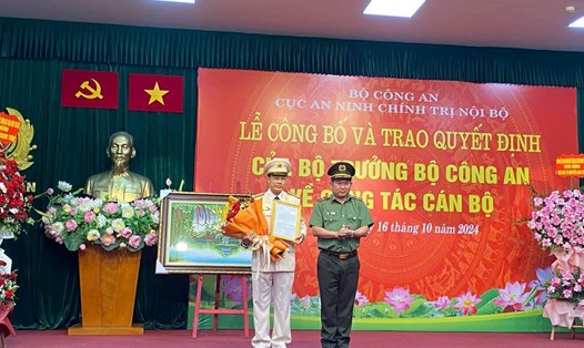 Đại tá Hòa Quang Tưng - Phó Giám đốc Công an tỉnh Cao Bằng vừa được điều động giữ chức Phó Cục trưởng A03. Ảnh: Công an Cao Bằng.