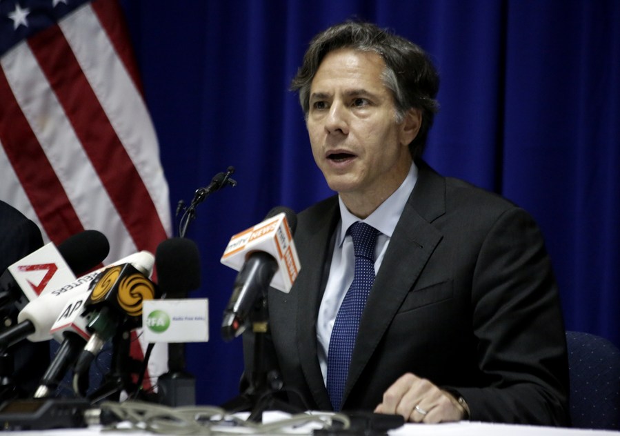 US Secretary of State Antony Blinken. Photo: Xinhua