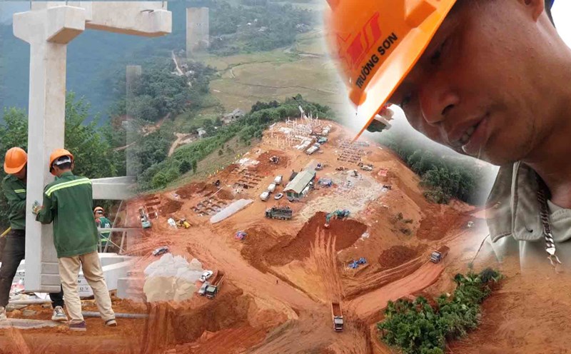 Determined to complete the housing reconstruction project in Lang Nu village
