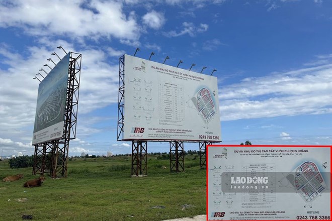 The Phoenix Garden High-end Urban Area Project (Phu Yen) - one of the projects mentioned by the Government Inspectorate in the inspection conclusion. Photo: Hoai Luan