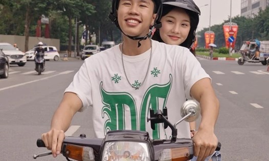 Cặp đôi chính của "Đi giữa trời rực rỡ". Ảnh: Nhà sản xuất.