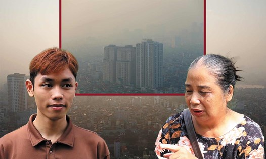 Khó phân biệt ô nhiễm không khí với sương mù ở Hà Nội