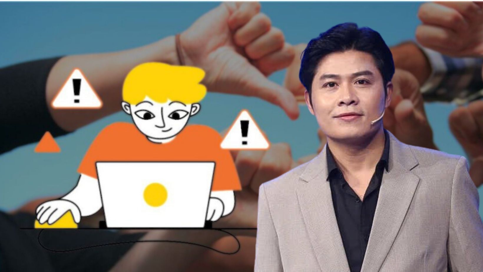 Musician Nguyen Van Chung participates in the challenge of facing comments from antifans.