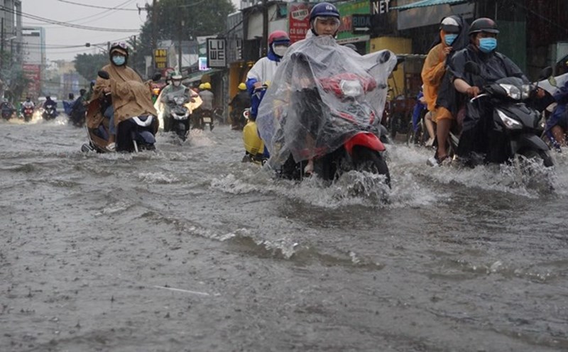 heavy rain in the South
