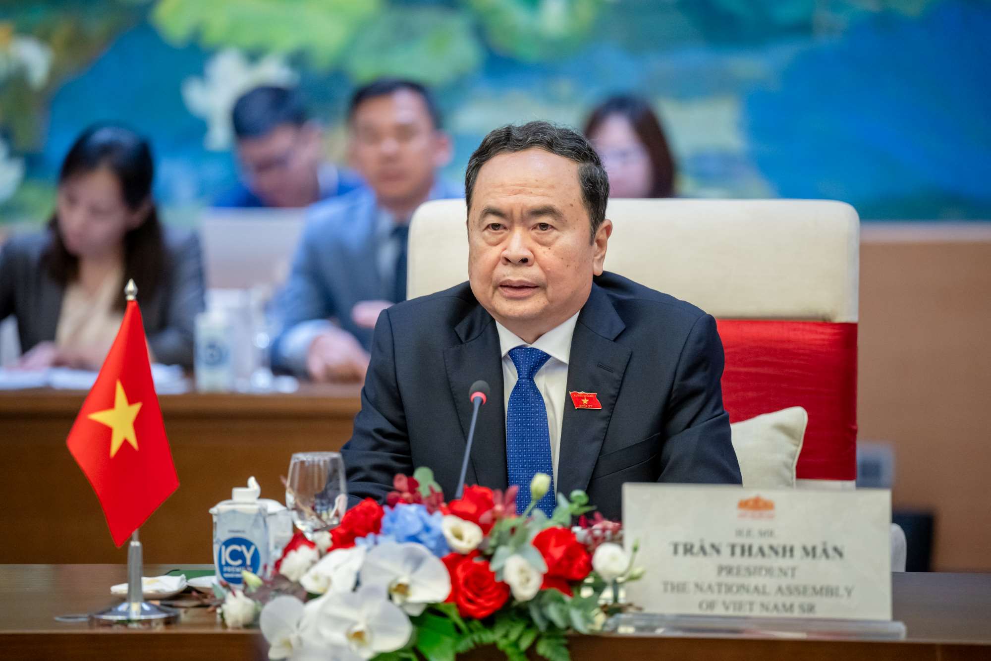 Member of the Politburo, Chairman of the National Assembly Tran Thanh Man. Photo: Quochoi.vn