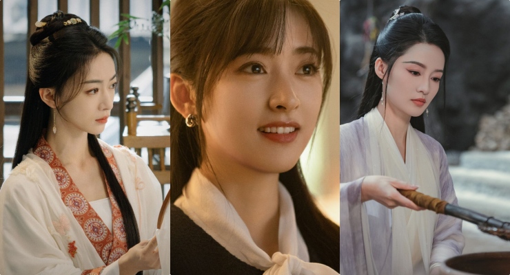Shen Yue competes with Li Qin and Wu Jin Yan. Photo: Producer.