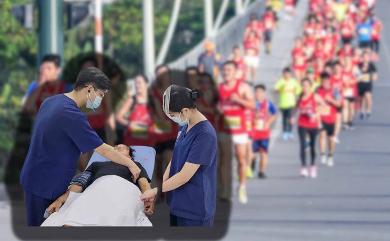 Doctors warn that mistakes when running marathons can be fatal. Graphics: Cao Thom