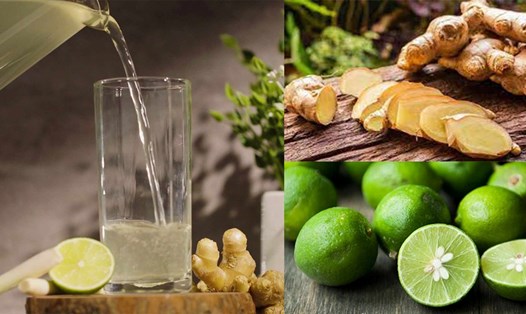 Công thức kết hợp gừng và vỏ chanh giúp giảm cân cực nhanh. Ảnh đồ họa: Hàn Lâm.