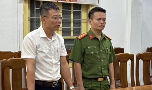 Nguyễn Duy Tuấn bị lực lượng chức năng Lào Cai bắt vì lừa đảo 38 tỉ đồng. Ảnh: Công an cung cấp