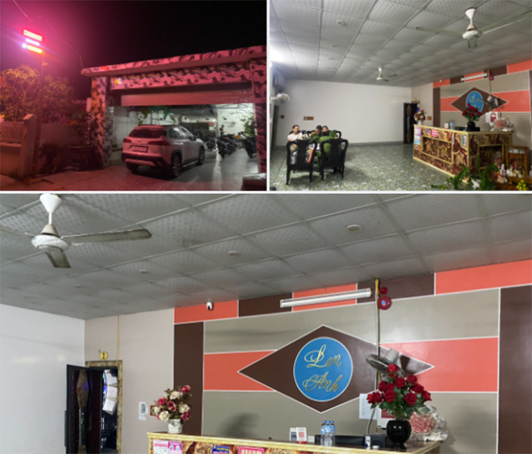 Karaoke business in Do Son (Hai Phong) has not complied with regulations on security and order. Photo: Hai Phong Police