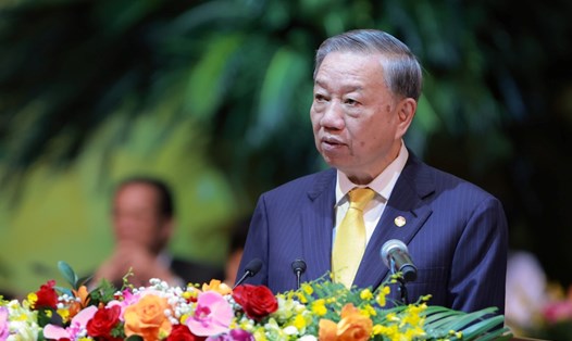 Tổng Bí thư, Chủ tịch nước Tô Lâm nhấn mạnh cơ hội lịch sử đưa đất nước vào kỷ nguyên mới. Ảnh: Hải Nguyễn