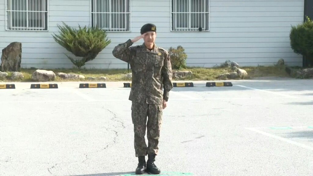 BTS member J-Hope discharged from military. Photo: AFP