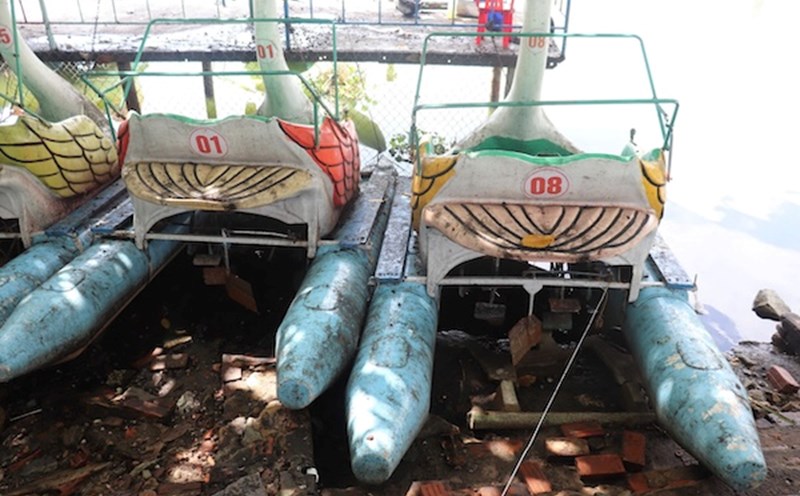 The amusement park will be closed while the park is renovated on March 29. Photo: Nguyen Linh