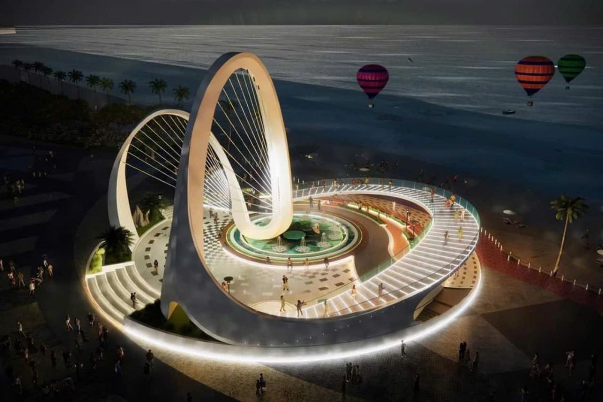 Perspective of the highlight project at the billion-dollar coastal park in Vung Tau. Photo: Dico House