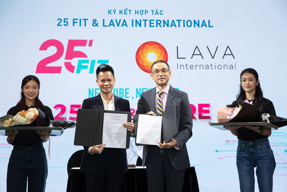 25 FIT signed a strategic cooperation agreement with LAVA International to bring advanced and diverse training solutions to customers. Photo: Provided by DN