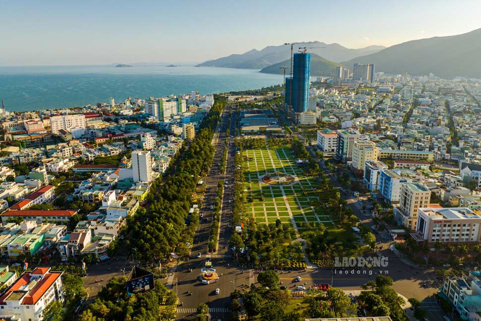 An overhead angle in Quy Nhon City (Binh Dinh). Photo: Dung Nhan
