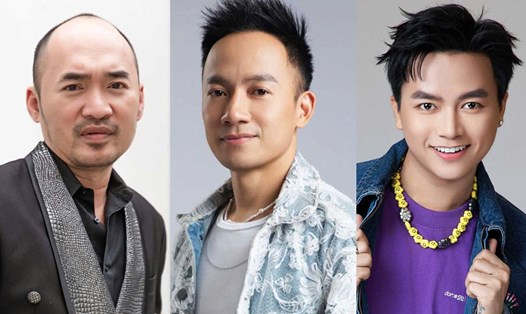 Tiến Luật, Tiến Đạt và Bùi Công Nam (từ trái sang). Ảnh: Nhà sản xuất