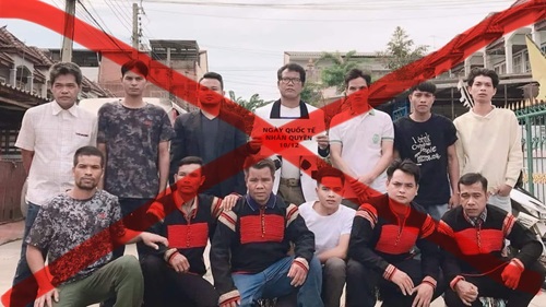 Y Quynh Bdap and other exiled FULRO members distort, incite, and entice people to cross the border. Photo: Dak Lak Provincial Police website