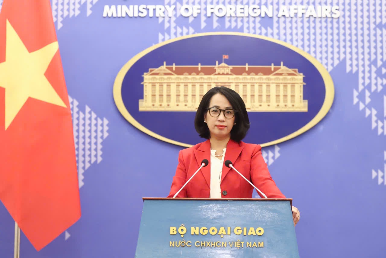 Spokesperson of the Ministry of Foreign Affairs of Vietnam Pham Thu Hang. Photo: Ministry of Foreign Affairs