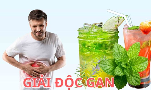 2 công thức đồ uống tự chế giúp giải độc gan hiệu quả. Ảnh đồ họa: Khánh Ngọc