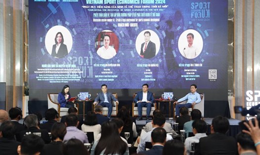 Diễn đàn kinh tế thể thao Việt Nam 2024. Ảnh: Kim Chi