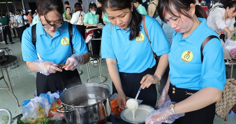 Cooking Union 20 teams compete to cook Union Meal in Dong Thap