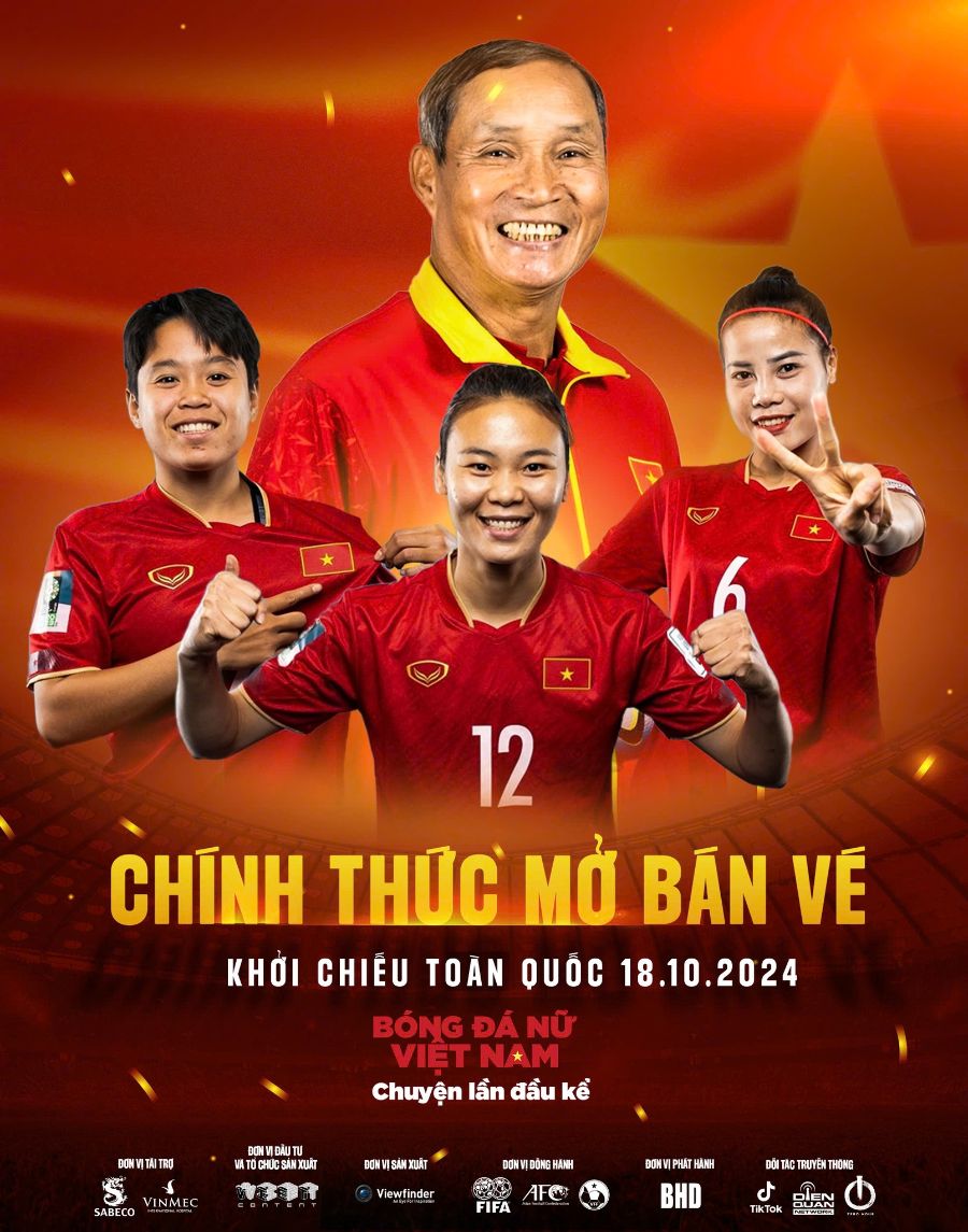 Bo phim “Bong da nu Viet Nam, chuyen lan dau ke” khoi chieu toan quoc tu ngay 18.10. Anh: Webthethao 