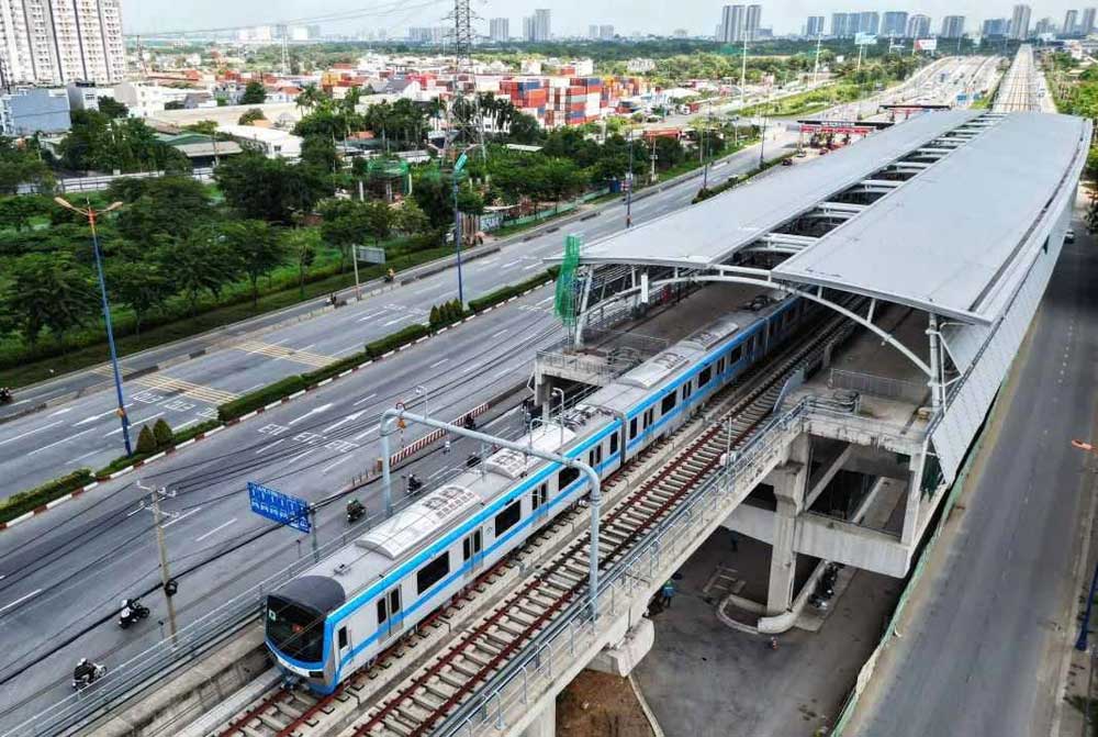 Metro Line 1 Ben Thanh - Suoi Tien. Photo: Anh Tu