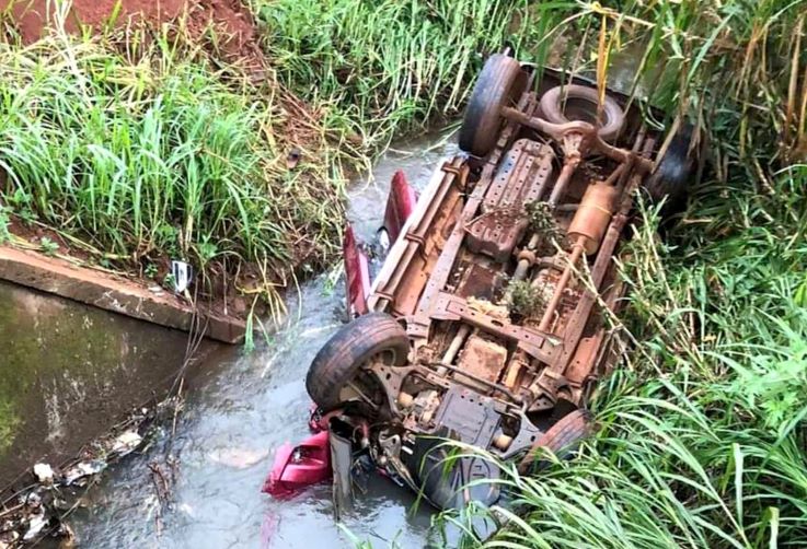 Scene of the car crash that killed 3 people. Photo: Provided by local residents