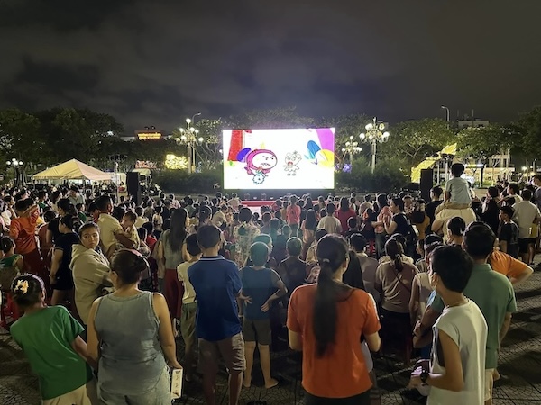 Lack of cultural and sports centers in the west of Da Nang. Photo: Nguyen Linh