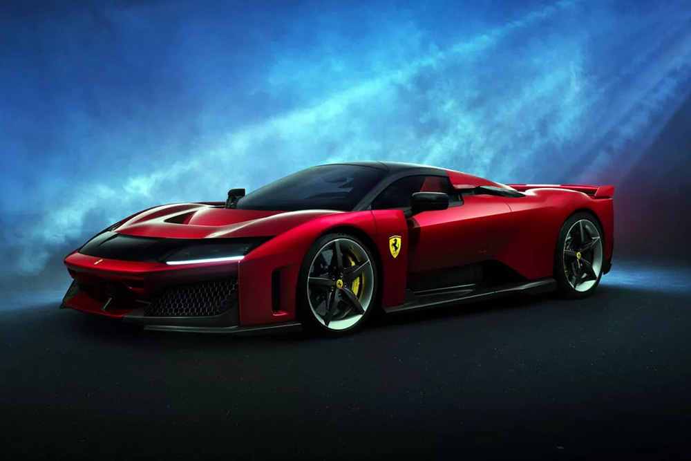 The new Ferrari F80's V6 engine can produce more than 1,100 horsepower. Photo: Ferrari