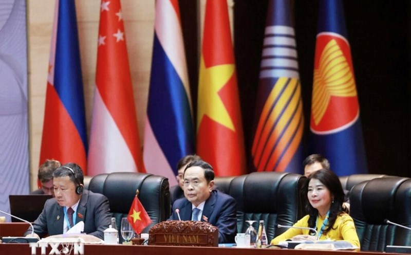National Assembly Chairman Tran Thanh Man attends the 45th meeting of the Executive Committee of the Inter-Parliamentary Assembly of Southeast Asian Nations. Photo: VNA