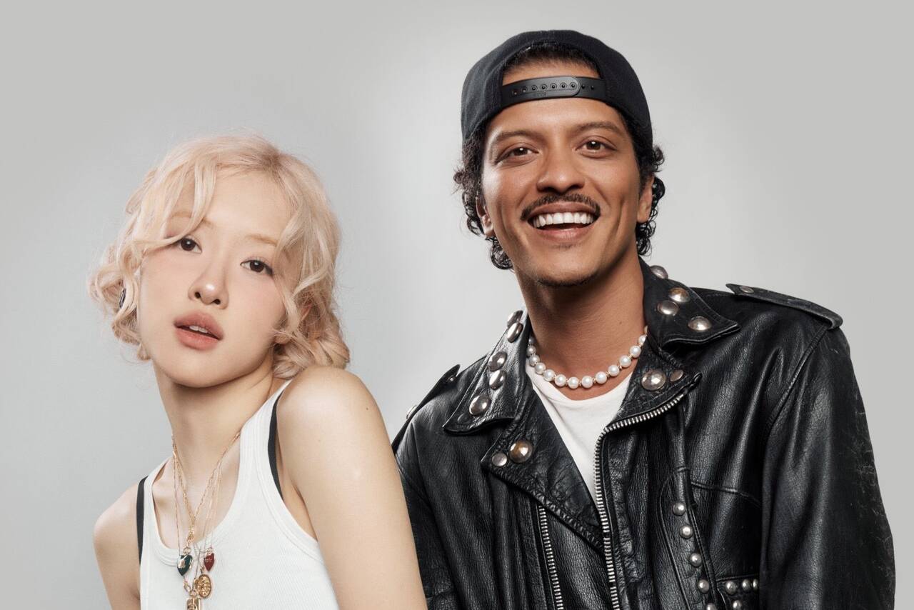 Blackpink's Rose and Bruno Mars release the song "APT.". Photo: Instagram