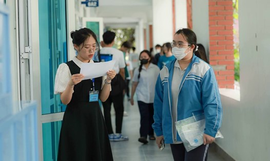 Thí sinh tham dự kỳ thi tốt nghiệp THPT năm 2024. Ảnh: Hải Nguyễn