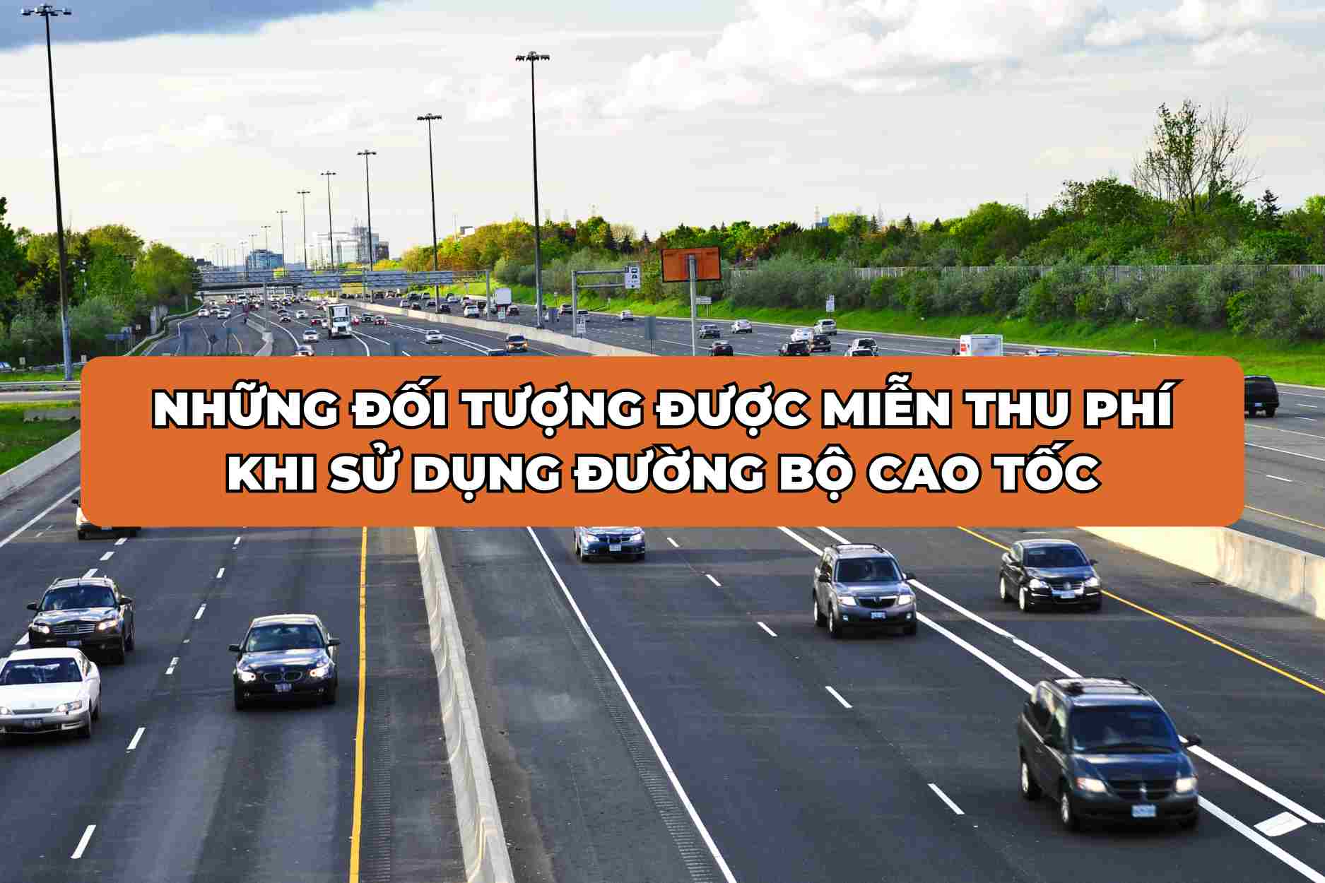 Which vehicles are exempt from highway tolls?