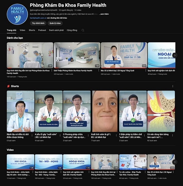 Nghe them nhung kien thuc ve roi loan tinh duc tai kenh YouTube PKDK Family Health. Anh: Phong Kham Da Khoa Family Health