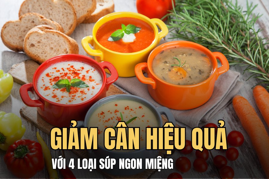 4 types of soups that help you lose weight effectively. Graphics: Hoai Lan